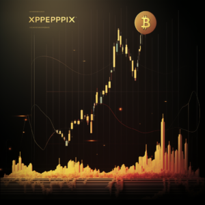 A graphic illustrating the price chart of XRP, showing the recent surge and subsequent disappointment after the ruling.