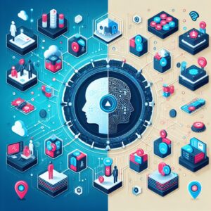 an infographic showcasing the duality of on-chain and off-chain AI processes in Web3